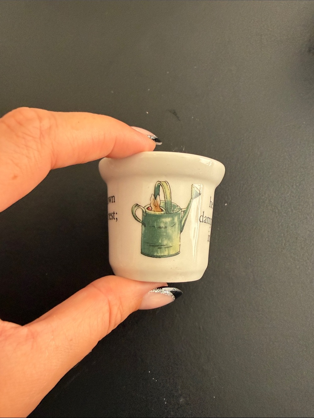 Beatrix Potter Peter Rabbit Ceramic Egg Cup - Picture 3 of 6